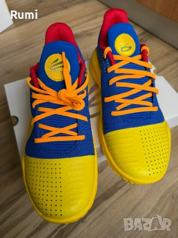 Оригинални нови маратонки Under Armour Curry 4 Low Flotro Blue ! 42,44,45,46 н, снимка 2 - Маратонки - 52182791