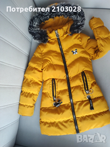 Зимни якета за момиче 8 год. - 134 см, снимка 2 - Детски якета и елеци - 54057682