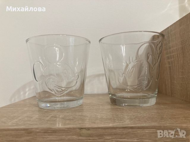 Стъклени чаши с Мики и Мини Маус, на Walt Disney Уолт Дисни, снимка 9 - Чаши - 46383326