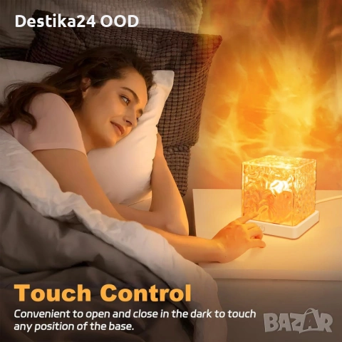 LED нощна лампа проектор звезди и океан с дистанционно, снимка 6 - Лед осветление - 54147947