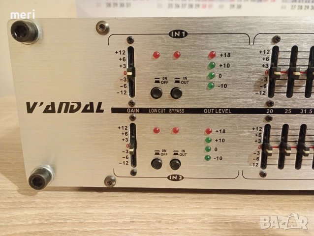 EQ 2x31 VANDAL еквалайзер, снимка 7 - Еквалайзери - 52893510