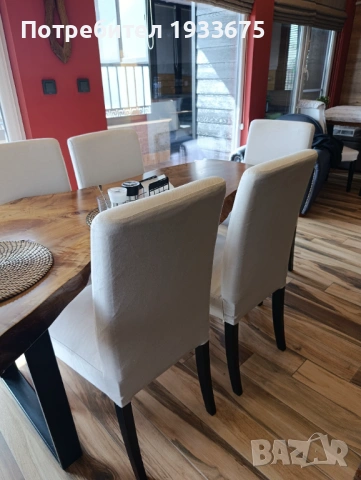 Трапезен  стол от Икеа 6 броя в комплект , снимка 4 - Столове - 53899301