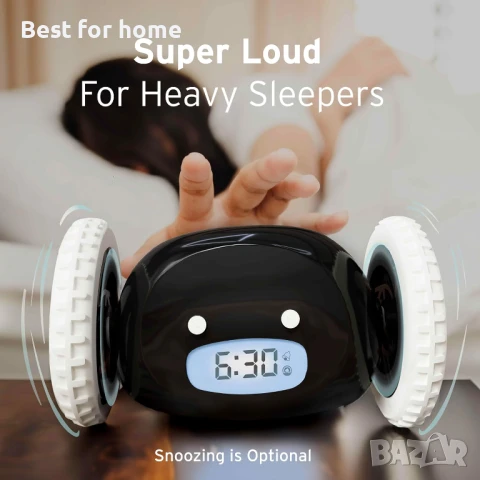 часовник с аларма CLOCKY, снимка 5 - Друга електроника - 50647377