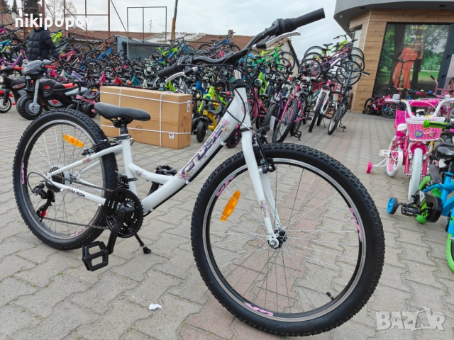 CROSS Велосипед 24" ALISSA бял, снимка 5 - Велосипеди - 54276788