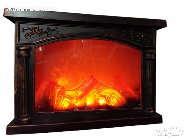 Декоративна коледна камина - уют и празнично настроение във всеки дом, снимка 4 - Отоплителни печки - 52202988