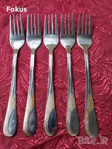 Луксозни прибори вилици Edelstahl Rostfrei - 5 бр. нови