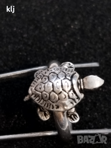 Дамски сребърен пръстен , снимка 2 - Пръстени - 45021439