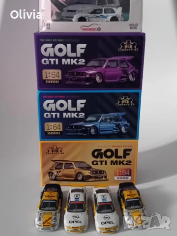 1:6Opel Calibra, VW Golf 1, VW Golf 3, Fast and Furious, Liberty64, снимка 2 - Колекции - 52152889