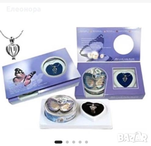 Колие с перла изненада в истинска мида , снимка 2 - Колиета, медальони, синджири - 53611454