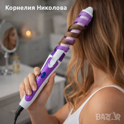 Маша за перфектни къдрици у дома или в салона, снимка 5 - Аксесоари за коса - 54183444