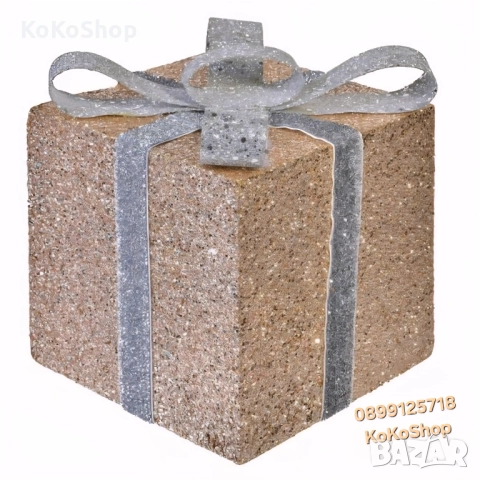 Коледен подарък за декорация-13x13x15 см./подарък за декорацияз
