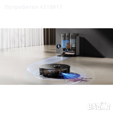 Робот прахосмукачка и моп Mova Z50 Ultra, самопочистване, черен, снимка 8 - Прахосмукачки - 52209695