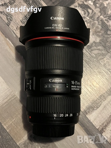 Canon EF 16-35mm f/4L IS USM, снимка 4 - Обективи и филтри - 53947876