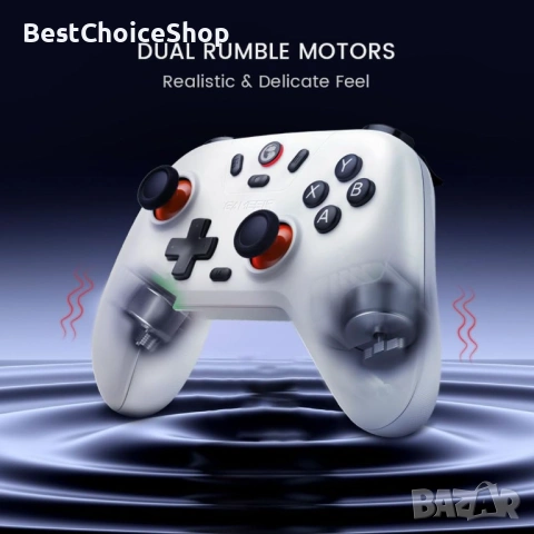 Безжичен контролер GameSir Nova Lite 2.4G Bluetooth Hall Effect спусъци турбо, снимка 7 - Джойстици и геймпадове - 54090568