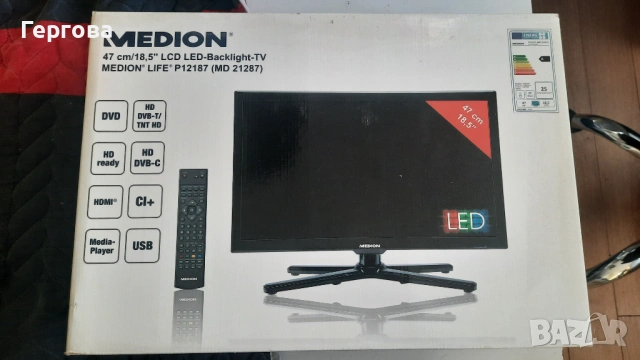 LED телевизор MEDION 12V, снимка 8 - Телевизори - 54215385