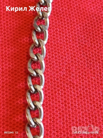 Красив ланец неръждаема стомана стил и елегантност 51267, снимка 2 - Колиета, медальони, синджири - 53531939