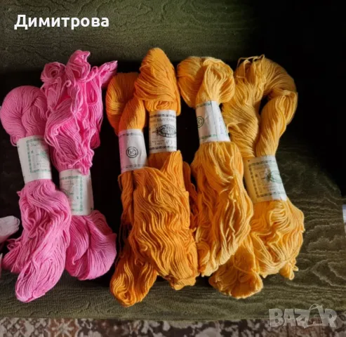 памучни чилета, конци,прежда