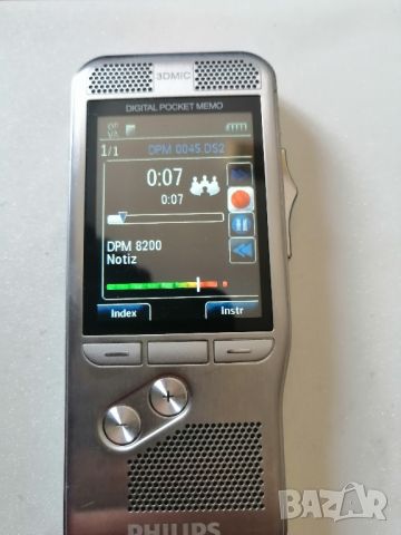 Цифров диктофон Philips DPM8200 Digital Pocket Memo, снимка 5 - Друга електроника - 46342372