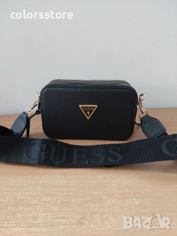 Черна чанта Guess - SG610, снимка 3 - Чанти - 35419627