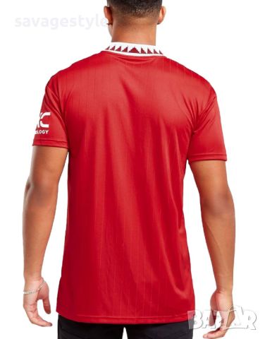 Юношеска тениска ADIDAS x Manchester United 22/23 Home Jersey Tee Red, снимка 2 - Детски тениски и потници - 46215323