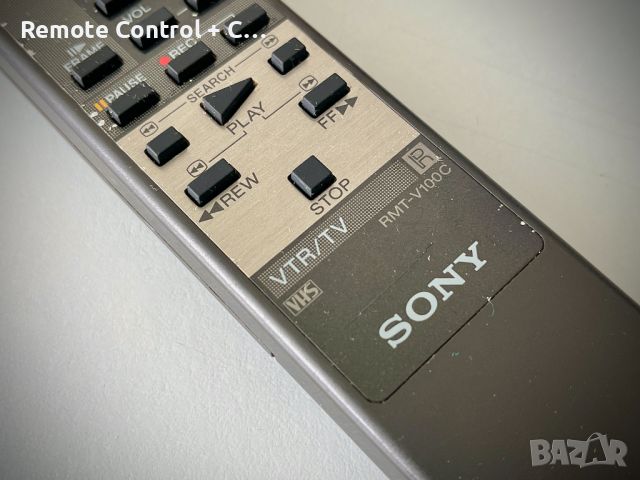 Дистанционно SONY RMT-V100C VTR/TV VHS, снимка 1 - Дистанционни - 45711014