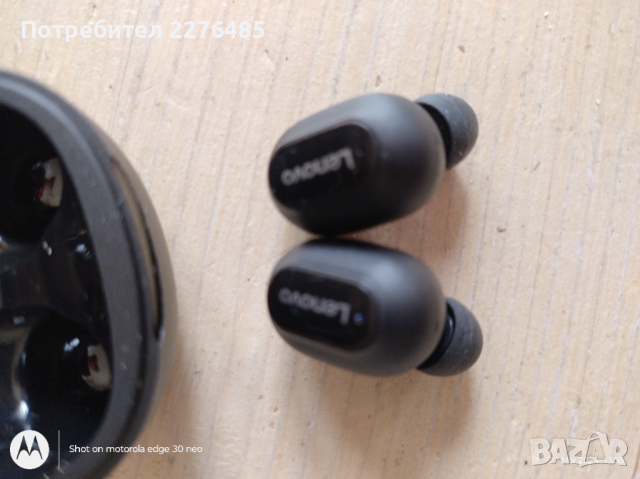 Безжични блутут earbuds слушалки Lenovo, снимка 9 - Bluetooth слушалки - 45009489