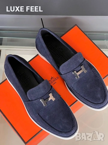 Hermes ⚜️Естествен Велур ⚜️, снимка 2 - Ежедневни обувки - 54282580