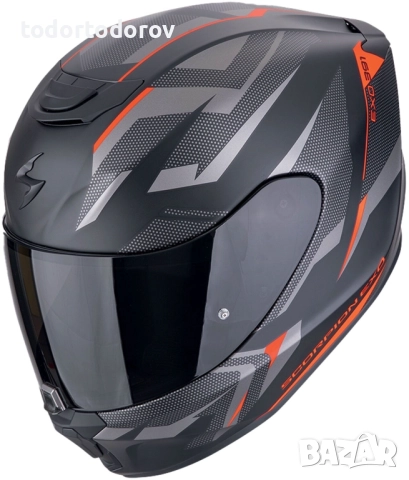 Намаление Мото Каска SCORPION EXO-391 AXXO Black-Red Matt M 57-58 2025, снимка 2 - Аксесоари и консумативи - 52506656
