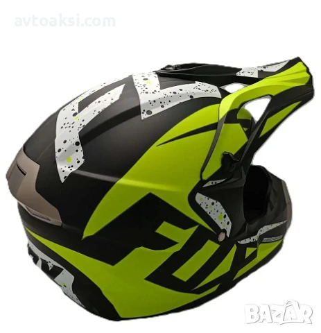 Каска Крос Мотор/Скутер/Бъги/Вело/АТВ FOX-7166, снимка 5 - Аксесоари и консумативи - 51142538