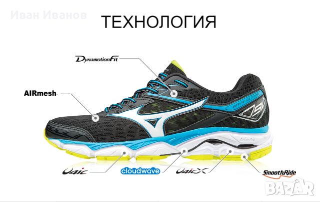 маратонки Mizuno WAVE ULTIMA 9 номер 39, снимка 3 - Маратонки - 46203764