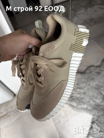 Мъжки обувки HERMES 41 26.5, снимка 4 - Маратонки - 52676841