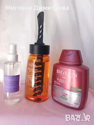 Промо комплект 1006-шампоан против косопад,гел с гребен и лав.вода