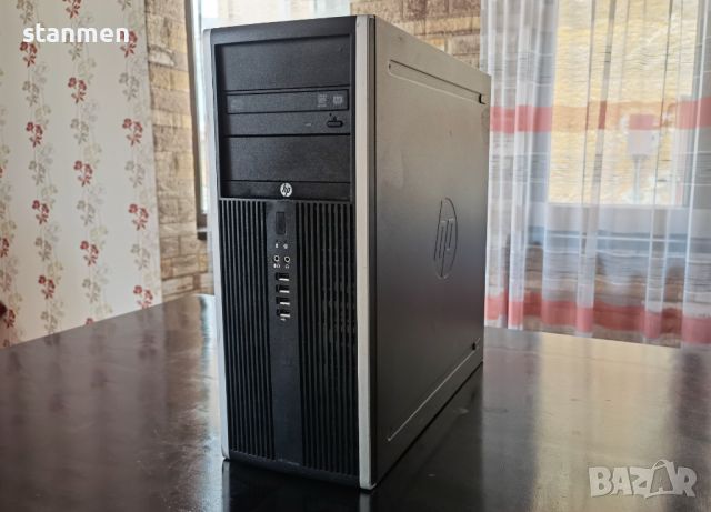 Продавам компютър HP Ellite 8300/4x3.2ghz/SSD128gb+500gb/8gb/HD5450/Профилактиран/DVDrw  , снимка 1 - Работни компютри - 46305661