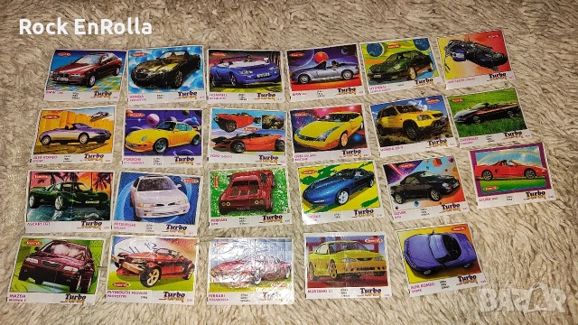 TURBO картинки, непълни серии ! , снимка 2 - Колекции - 53941338