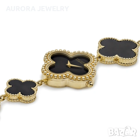 Van Cleef & Arpels VCA Black Onyx Alhambra Дамски Часовник, снимка 8 - Дамски - 53124945