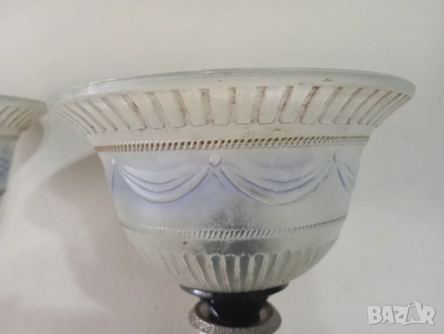 Чифт винтидж паркетни лампи, снимка 6 - Настолни лампи - 29499989