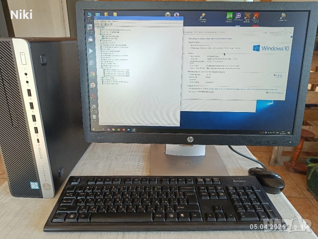 Продавам компактен настолен компютър и монитор за дизайнер или обучение графичен дизайн, снимка 2 - Работни компютри - 54139682