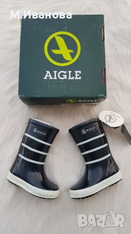 Гумени ботуши Aigle №19 - НОВИ, снимка 2 - Детски боти и ботуши - 46044388