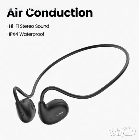 Слушалки Bluetooth Air Conduction с тъч бутон, снимка 2 - Bluetooth слушалки - 49298333