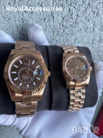 Часовници за двойки Ap,Rolex,Cartier , снимка 3 - Дамски - 51518827
