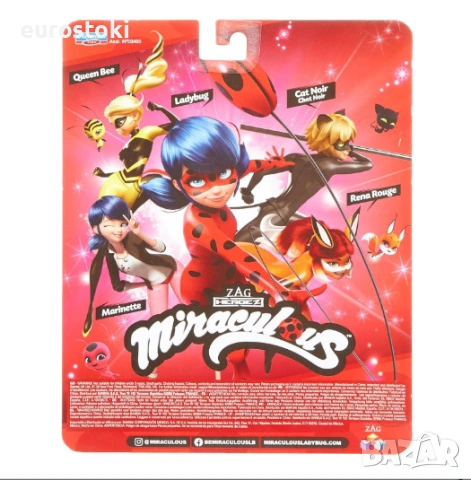 Фигурка Miraculous - Rena Rouge, Great Escape, с аксесоари, 12 см. Чудесната Rena Rouge от Playmates, снимка 3 - Колекции - 53156150