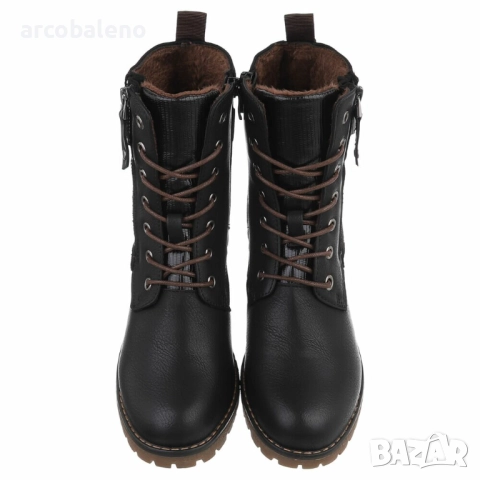 Дамски боти с връзки, 5цвята , снимка 18 - Дамски боти - 52262428