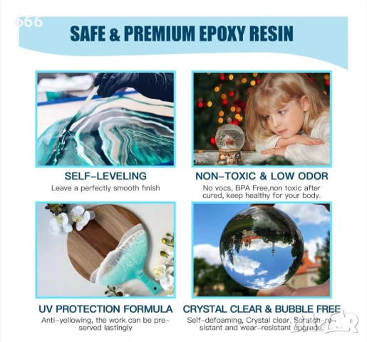 Комплект епоксидна смола, снимка 3 - Други стоки за дома - 54182964