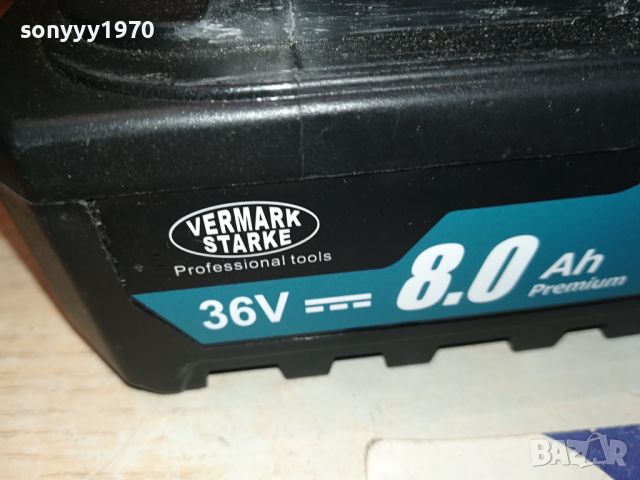 VERMARK STARKE 36V-BATTERY PACK 1004240900, снимка 4 - Винтоверти - 45199659
