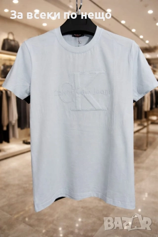 Calvin Klein Мъжка Тениска👕Мъжка Блуза С Къс Ръкав - Различни Цветове Код Urban6, снимка 3 - Тениски - 53666256