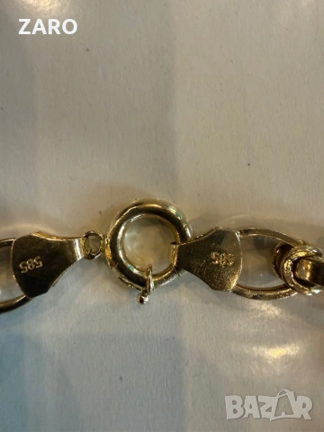 Златна гривна 14кт/585-10.36гр, снимка 2 - Гривни - 54079300