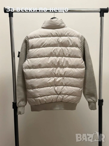 Stone Island Мъжко Бежово Зимно Яке Стон Айлънд Код SА Brand-19, снимка 2 - Якета - 53881961