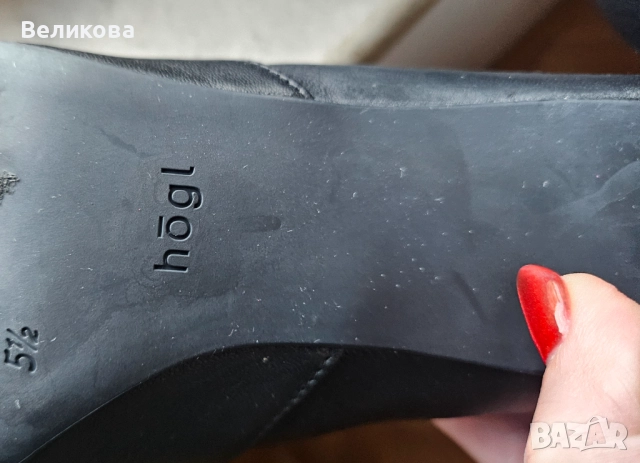 Боти HÖGL естествена кожа, снимка 7 - Дамски боти - 52278157