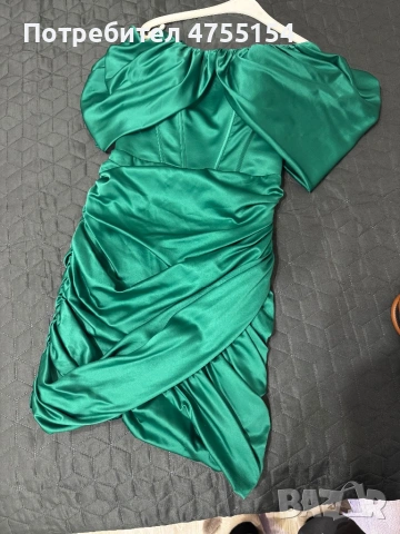 Официална сатенена рокля/ бална