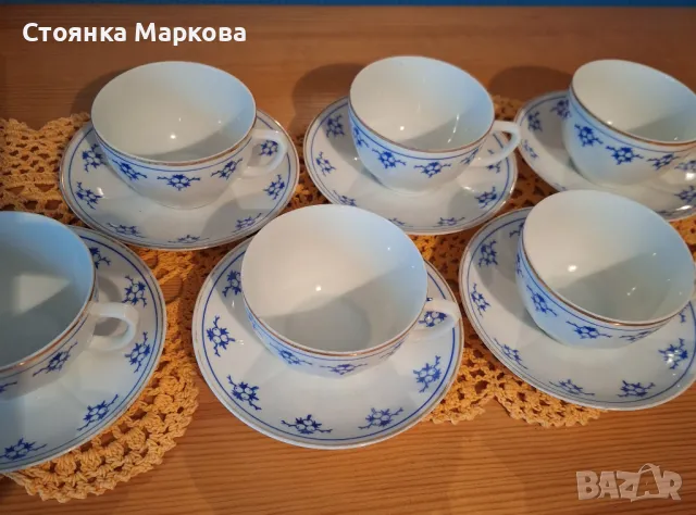 Порцеланов сервиз за кафе-Дания